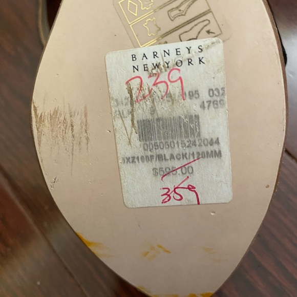 MUI MUI Black Patent Leather Wedge Cork Heel Sandals - Picture 7 of 13